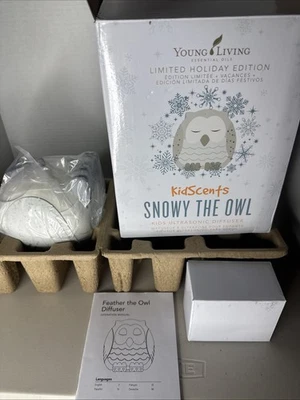 NEW YOUNG LIVING Snowy The Owl Diffuser Rare - Image 1 of 4