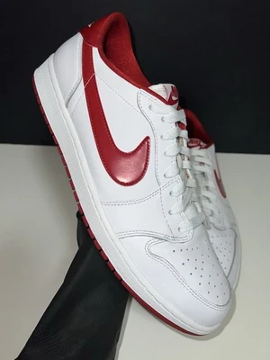 ✅ Nike Air Jordan 1 Retro Bajo OG Rojo Universitario TALLA 13 | Bred Chicago University Foto 1 de 4