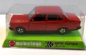 MEBETOYS VINTAGE 1:43  AUTO DIE CAST FIAT 131  ROSSO SERIE EUROPA  ART  A85 - Foto 1 di 2