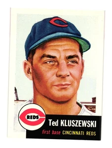 1953 Topps #162a Ted Kluszewski Cincinnati Reds - Picture 1 of 2