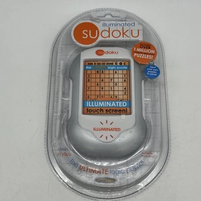 Illuminated Sudoku Handheld Electronic Game w/ 2 Stylus Techno Source 2006 NOS - Image 1 of 4