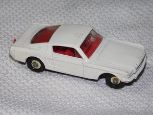 Vintage Matchbox Serie Nr. 8 Ford Mustang weiß Lesney England funktionierende Lenkung - Bild 1 von 5