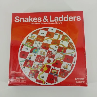 Pressman Snakes & Ladders Game Ages 4+, For 2-5 Players - Image 1 of 2