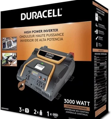 Duracell 3000W High Power Inverter Portable AC Power for Emergencies - Image 1 of 4
