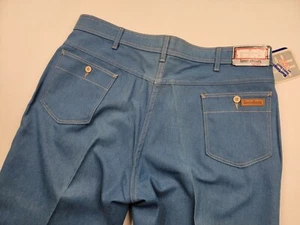 Vtg 70s 80s Big Yank Sport Abouts Stretch Denim Jean 38x29 Short (Tag 40x30) NOS - Picture 1 of 16