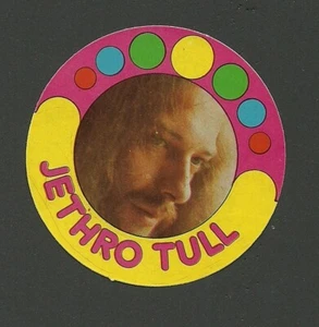 Jethro Tull Vintage 1972 Monty Gum Pop Music Sticker - Picture 1 of 1