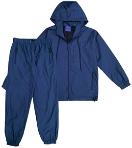 Men's Tracksuit Activewear Windbreaker Jogging Suit Full Top and Bottom Set - Picture 1 of 22
