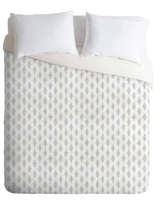 Edredón Deny Designs Holli Zollinger King Boho Beige Multi Diamante Nuevo sin Etiquetas Foto 1 de 4