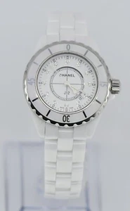 Chanel J12 Diamond White Ceramic Watch H1628 - Picture 1 of 3