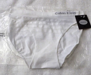Calvin Klein Ombre Bikini S Panty Underwear D3420 white soft - Picture 1 of 3