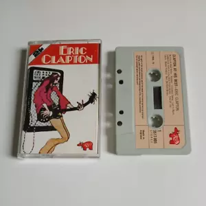 ERIC CLAPTON AT HIS BEST CASSETTE TAPE 1972 PAPER LABEL RSO UK - Picture 1 of 1