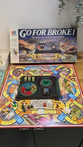 Go for Broke! Board Game MB Games 1985 - Good condititon - Picture 1 of 18