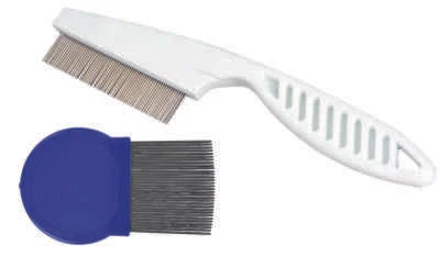  Metal Plastic Nit Hair Comb Set Magnifier Remove Head Lice And Eggs Effectively - Image 1 of 2