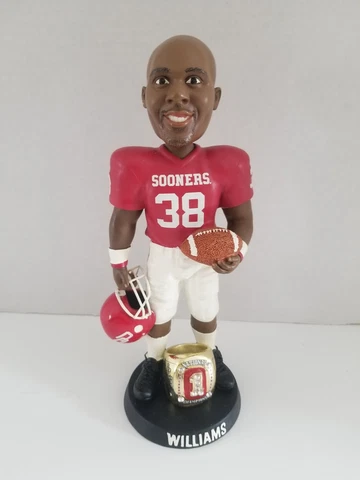 Roy Williams OU Oklahoma Sooners Bobble Head National Champion Ring Collectible! Cover
