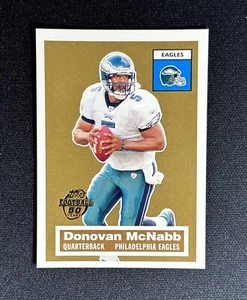 Tarjeta estilo Eagles 2005 Topps Donovan McNabb #13 50 aniversario fútbol 1956 - Imagen 1 de 2