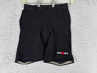 Pantalones Cortos de Ciclismo GLD de Colección Mujeres Grandes Negros Niñas Love Dir MTB Poli Algodón Blen Foto 1 de 4
