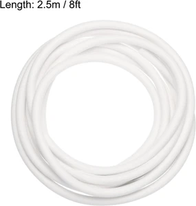 Silicone Foam Seal Weather Strip 6Mm(1/4 Inch) 2.5M 8Ft Sponge Rubber Cord So... - Picture 1 of 6