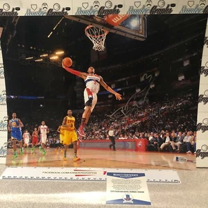 BRADLEY BEAL AUTOGRAPHED 11X14 BASKETBALL PHOTOGRAPH BECKETT BAS COA ALL-STAR - Picture 1 of 4