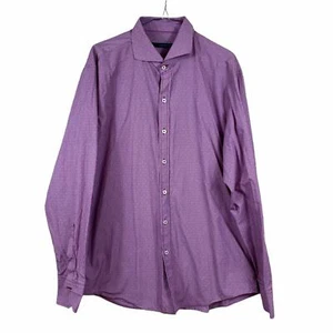 ZACHARY PRELL Red Blue Striped Shirt - Picture 1 of 4