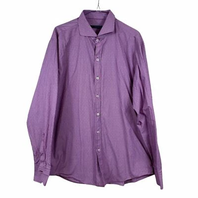 ZACHARY PRELL Red Blue Striped Shirt - Image 1 of 4