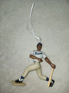 Atlanta Braves Hank Henry Aaron Baseball Christmas Tree Ornament Xmas Holiday - Foto 1 di 3