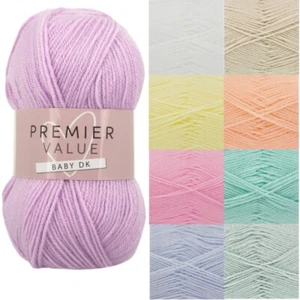 King Cole 100g Premier Baby Value DK Double Knit 100% Acrylic Yarn Crochet Wool - Picture 1 of 10