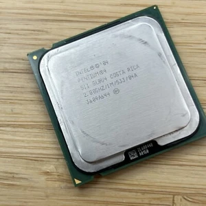 INTEL Pentium 4 CPU 2.8GHz 1MB Cache 533FSB LGA775 SL8U4 SL8U5 2.8 511 Socket P4 - Picture 1 of 8