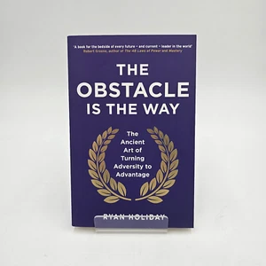 The Obstacle Is the Way - Ryan Holiday - Stoicism - Self-Help - Paperback - NEW - Picture 1 of 8