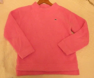 Vineyard Vines Light Pink Fleece Pullover Mock Neck Girls Size Large (14) - Picture 1 of 4