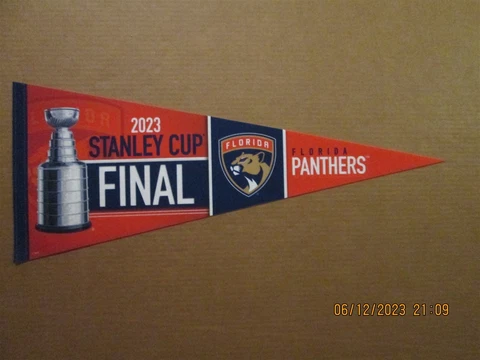 NHL Florida Panthers Circa 2023 Rico Stanley Cup Final Team Logo Hockey Pennant Cover