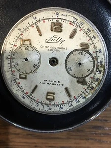 Landeron 48 Lully chronographe suisse Uhrwerk Chronograph teilenspender A05 - Picture 1 of 2