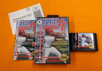 R.B.I. Baseball 4 - US NTSC Sega Genesis Video Game! - Image 1 of 4