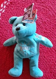 1999 WCW NWO Racing Champions Beanie Baby Wölfe Bär Serie 2 DDP mit Etikett neuwertig - Bild 1 von 6