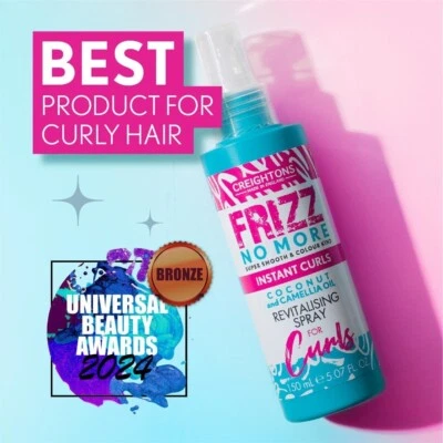 Creightons Frizz No More Instant Curls Revitalising Spray 150 ml (Pack of 1)