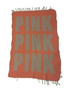 Victoria's Secret PINK Festival Decke Log 39” x 55” Fransen/Strandtuch - Bild 1 von 4