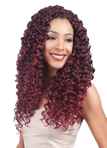 BOBBI BOSS 3X TRENZA DE GANCHILLO MULTICOLOR - French Deep 14" / 16" / 18" - Imagen 1 de 10