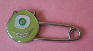 Mike Wazowski Monsters Inc Safety Pin Hong Kong Disneyland - Disney Pin - Picture 1 of 1
