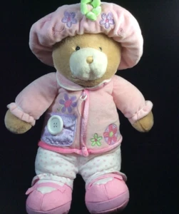 Gund Teach Me To Teddy Bear Dress Plush Soft Toy 18" Stuffed Girls Pink - Picture 1 of 8