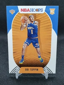 Lot (2) Obi Toppin RC 2020-21 NBA Hoops #226 Rookie Card New York Knicks - Picture 1 of 2