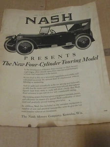 Original Advertisement 1923 Nash Four-Cylinder Touring - Picture 1 of 2