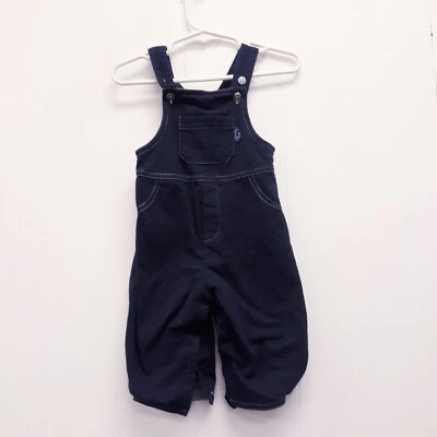 Macacão azul com bolso para bebês meninos miniwear 3 a 6 meses  - Imagem 1 de 4