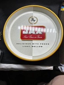 Vintage JAX Beer Metal Tray ( Canco) in Outstanding Condition for Man Cave - Picture 1 of 20
