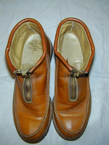 Ladies Vintage Women's Zip Chukka Boots Winter Crepe Moccasin - Picture 1 of 6