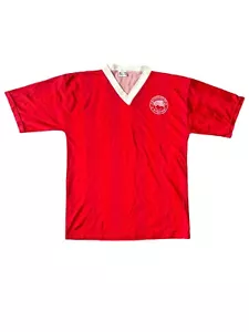 Olympiacos Stilman Football Shirt Kit Jersey 1980s Home Large Soccer Red - Picture 1 of 10
