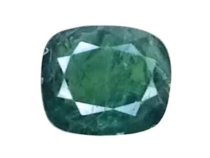 1.25CTS Green natural sapphire cushion cut loose gemstones see video - Picture 1 of 3