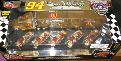 NASCAR Bill Elliot #94 Die Cast 1:64 Set 5 Gold Collectables - Image 1 of 3