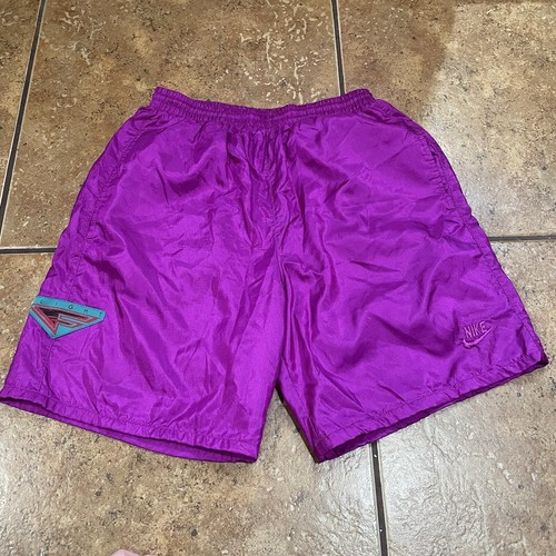 Pantaloncini Nike Flight vintage nylon rosa magenta Jordan anni 80 90 CAMPIONE