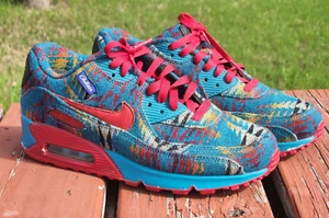 Nike iD Air Max Türkis Rot Beige Herren Größe 8,5 WHAT THE PENDLETON - Bild 1 von 14