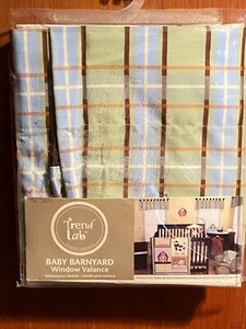Trend Lab Baby Barnyard Window Valance *NEW* v1 - Picture 1 of 4