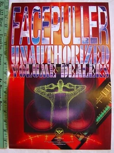 Facepuller Punk Poster 1996 Unauthorized Volume Dealers Alternative Tentacles - Picture 1 of 1